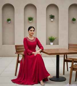 Traje Pakistaní, Vestido para Mujer Estilo Indio, Vestido Musulmán para Mujer, Material de Calidad de Exportación - Product Image 6