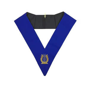 Delantal Masónico Hecho a Mano de Alta Calidad NESTA SPORTS, Collar Bordado para Todos los Grados de Logia, Regalia - Product Image 2