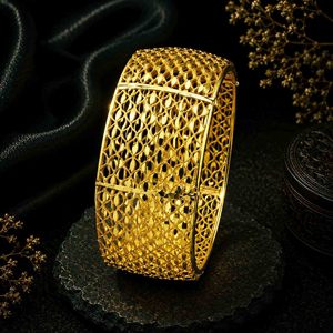 Wholesale 14K 18K 24K Dye Gold Plated Openable Kada Bangle Dubai Style Arabic <b>Bridal</b> Kada Brass Gold Filled Fashion Kada Bangles - Product Image 3