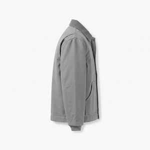 Veste de travail en toile vintage américaine personnalisée, style Detroit, lavée, à revers et fermeture éclair, vente en gros - Product Image 3