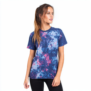 Camisetas de Mujer con Lavado Ácido, Corte Regular, para Todas las Temporadas, Estilo Vintage, 100% Algodón Orgánico, Transpirables, Antiarrugas, de Secado Rápido - Product Image 3