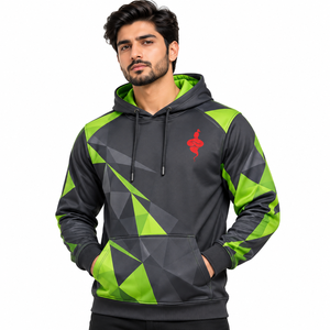 Ropa Deportiva Resistente para Hombre, Sudadera con Sublimación, Tejido Elástico Transpirable, Ajuste Cómodo para Fitness, Running y Viajes - Product Image 1