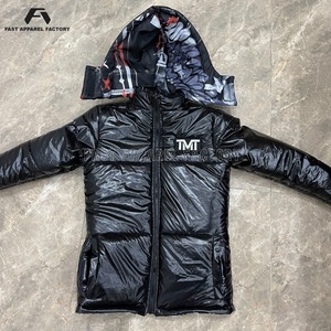 Veste à capuche en fourrure noire de qualité supérieure pour hommes et femmes, veste en duvet respirante à séchage rapide, veste à capuche en fourrure noire confortable - Product Image 1