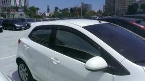 Viseras para Ventanas de Auto HIC, Protectores Contra la Lluvia, Material PMMA, 100% Compatibles con MAZDA 2 5 Puertas Hatchback/Demio (DE) 2007~2014 - Product Image 4