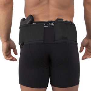 Shorts tactiques de tir pour hommes, avec étui dissimulé pour arme à feu, en spandex, pour le sport et le port dissimulé. - Product Image 6