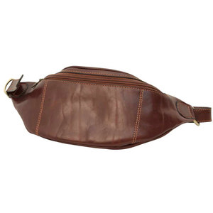 Nueva Riñonera de Cuero Genuino para Hombre, Bolso de Pecho, Riñonera de Moda, Bolsos Laterales Modernos - Product Image 1