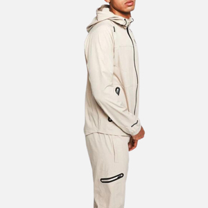 Conjunto Deportivo de Invierno para Hombre de Alta Calidad, Diseño Personalizado al por Mayor, Chaqueta Cortavientos de Poliéster Colorida con Detalles Reflectantes - Product Image 4