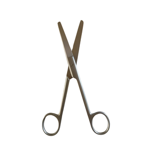Ciseaux Mayo courbés en acier inoxydable chirurgical avec clip Hemolock et nettoyant PK Origin pour les écoles de médecine - Product Image 1