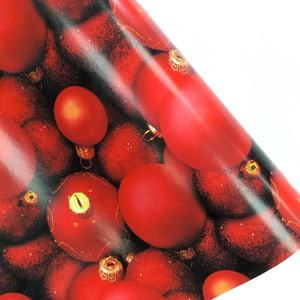 Factory Direct Wholesale <b>Christmas</b> Custom Printed Coated Double-Sided Eco-friendly Recyclable 80gsm Wrapping Paper Rolls - Product Image 4
