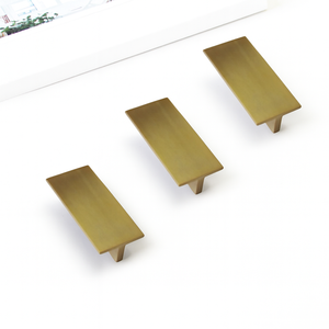 New Arrival <b>Gold</b> Aluminum Edge <b>Pull</b> Handle Modern Minimalist for Kitchen Cabinet, Bedroom Nightstands Bathroom Hardware - Product Image 3