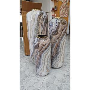 Living Room Floor Mount Decorative <b>Vases</b> For Artificial Plants & Flowers Handmade Luxury Flower Pots Modern <b>Vase</b> Event Supplies - Product Image 5