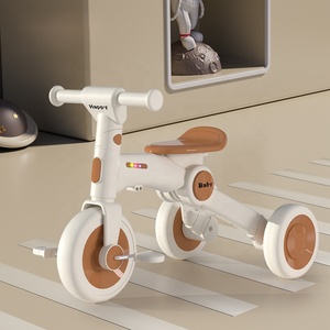 Nuevo <span class=keywords><strong>Triciclo</strong></span> para Bebés 3 en 1, Estilo Popular y Económico, para Niños de 1 a 6 Años, Unisex, Plegable con <span class=keywords><strong>un</strong></span> Clic, Ligero - Product Image 5