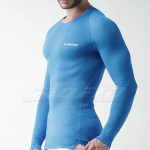 Essential <b>Men</b> Compression Shirt Breathable <b>Stretch</b> Running Fitness Workout Performance Wear Power Fit <b>Men</b> Compression Shirt - Product Image 3