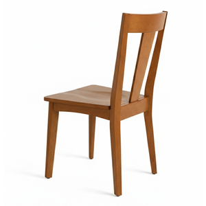 Chaise de salle à manger classique en teck de style mi-siècle avec dossier en T, qualité supérieure, résistante à l'eau, pour villa, hôtel, cuisine écologique, appartement - Product Image 2