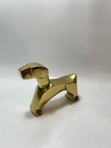 Sculpture abstraite de chien en or de luxe, figurine moderne, statue animale, décoration d'intérieur, art de table, objet de collection, cadeau de bureau, salon - Product Image 1