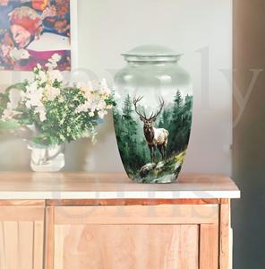 Urna espaciosa para cremación de ciervos, solución honorífica para cenizas, urna decorativa conmemorativa para guardar recuerdos. - Product Image 2