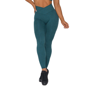 Leggings de Yoga para Mujer, Cintura Media, Color Sólido, Elásticos, Transpirables, Personalizados, para Entrenamiento, Fitness y Deportes - Product Image 3