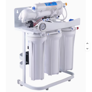 Système de purification d'eau R.O. résidentiel de qualité supérieure, 7 ou 8 étapes, avec cadre et manomètre - Product Image 2
