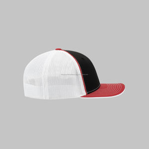 Venta al por mayor a granel en blanco de alta calidad al aire libre Snapback malla gorra de béisbol sombreros de camionero con logotipo bordado personalizado - Product Image 5