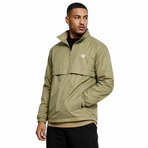 Premium Custom <b>Lightweight</b> Pullover Nylon Windbreaker <b>Jackets</b> Water Resistant Outdoor Quarter Flap Zip Training <b>jacket</b> for men - Product Image 2