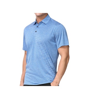 Tendencia promocional Premium Custom Sport Bordado Logo Plain Golf Polo Camiseta en blanco hombre Camiseta polo 100% algodón - Product Image 1
