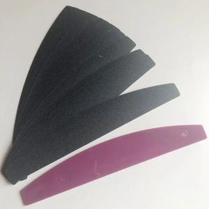 LANGMA BSI-MM-20 1 Base de Cristal para Lima de Uñas, 1 Juego (10 Unidades) de Limas Rectas de Esmeril Extraíbles, Grano 100, Doble Cara, Reutilizables - Product Image 2