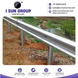 Barrera de Seguridad Anticollisiones para Carreteras, Amortiguador de Impactos de Acero para Protección de Tráfico en Carreteras - Product Image 5