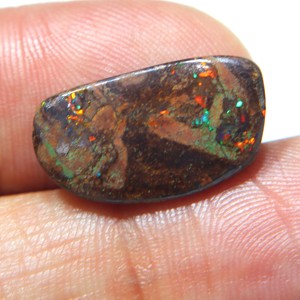 Ópalo de Boulder Natural de Australia, Cabujón de Ópalo de Boulder Australiano Genuino, Ópalo Australiano para Joyería - Product Image 1
