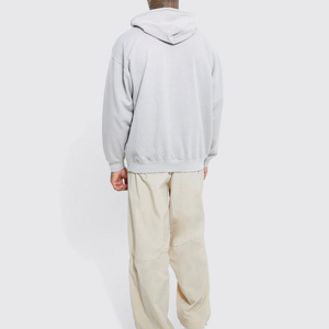 Jersey de Punto de Invierno de Manga Larga, Color Personalizado, Sólido, de Alta Calidad, Transpirable, de Secado Rápido, con Bolsillo, para Hombre, Talla Grande, Cómodo - Product Image 4