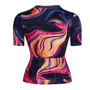Maillot de cyclisme respirant en maille à manches courtes, modèle 2026, le plus vendu, personnalisable par sublimation pour équipes, vente en gros - Product Image 2