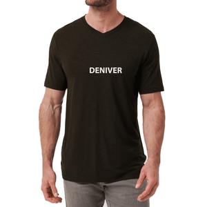 Camisetas de manga corta con cuello en V de color sólido de mezcla de algodón/Modal/Spandex de calidad superior para hombres y niños estilo informal por el mejor proveedor de BD - Product Image 4