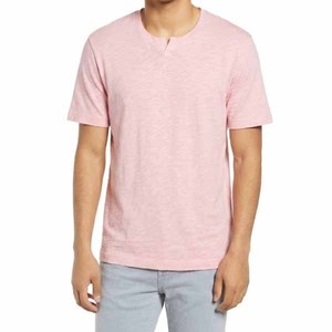 Camiseta de Manga Corta para Hombre, Color Verde Menta, Cuello Redondo, Corte Regular, Informal, 100% Algodón Jersey, Color Sólido en la Parte Delantera, Ecológica - Product Image 2