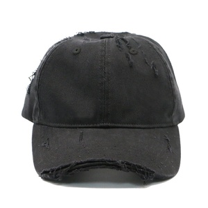 Gorra de Béisbol de Alta Calidad de 6 Paneles, de Algodón Lavado y Desgastado, con Logotipo Bordado Personalizado, Gorras de Papá, Gorras de Béisbol Desgastadas - Product Image 1