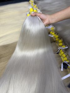 Wholesale Virgin Vietnamese Super Double Drawn Human Hair Bulk 100% Natural Soft Smooth <b>Tangle</b> Free Natural Hair Color Perm - Product Image 2