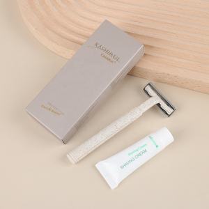 Kit de brosses à dents écologiques jetables à poils souples et dentifrice pour hôtels, gîtes et usage domestique – Accessoire <span class=keywords><strong>dentaire</strong></span> en paille - Product Image 4