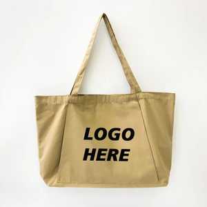 Rustic calico fabric hand bag made of 100% pure cotton for farmhouse style branding - Product Image 1