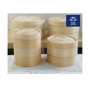 BEST-SELLER : Cuiseur vapeur en bambou écologique, sûr et propre, ustensile de cuisine en bois pur, idéal pour la cuisson à la vapeur des pains et des légumes, prix direct - Product Image 1