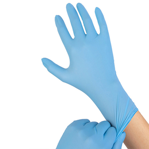 Gants jetables en nitrile imperméables, sans latex, sans poudre, pour examen et travail, fabriqués au Pakistan - Product Image 6