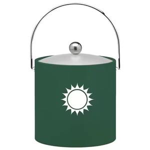 Cubeta para Bebidas de Metal Galvanizado Martillado con Soporte, Enfriador de Vino y Champán Grande, Cubo de Hielo para Fiestas y Bares en Casa - Product Image 6