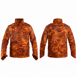 Sportswear New <b>Camouflage</b> Design Print Stand Collar Utility <b>Jacket</b> Lightweight Outdoor Workwear Windproof Multiple Pocket <b>Jacket</b> - Product Image 3