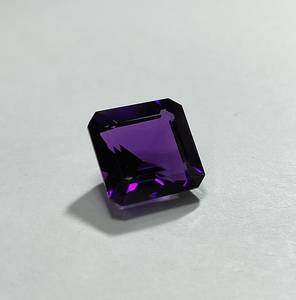 Ametyste violette naturelle, taille carrée à facettes, pierre précieuse en vrac de qualité supérieure pour bijoux, bagues, pendentifs, vente en gros - Product Image 5