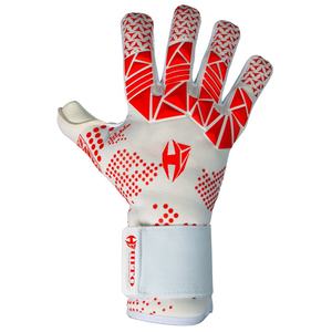 Gants de gardien de but professionnels personnalisés, contact en latex sur la paume avant, contact en latex sur le dos de la main, enveloppe de pouce en silicone injecté, languette en caoutchouc - Product Image 2