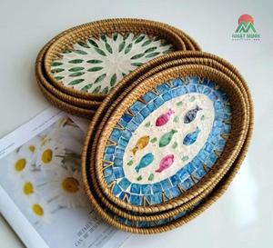 Novedad: Bandeja de Té Decorativa Nórdica de Lujo con Diseños Florales Coloridos y Múltiples Diseños, para Almacenamiento de Joyas y Alimentos - Product Image 6