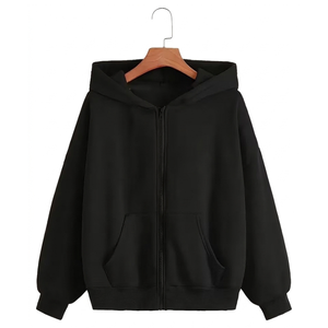 Sudadera con capucha y cremallera completa para mujer al por mayor, personalizable con tu marca - Product Image 6