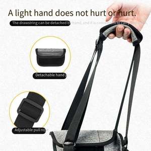 Harnais pour animaux de compagnie avec logo personnalisé, en nylon durable avec boucle robuste et bande réfléchissante pour les promenades quotidiennes - Product Image 2