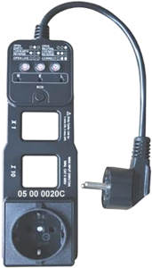 Divisor de línea de CA con enchufe EU/AUS/UK, con prueba de toma de corriente y prueba RCD - Product Image 5