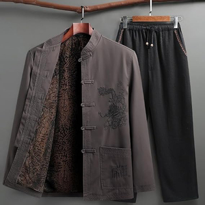 Tenue de Kung Fu Tang, uniforme de Tai Chi, arts martiaux, coton et polyester, tenue d'entraînement - Product Image 3