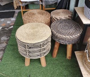 Taburete de Jacinto de Agua para Sala de Estar, Hotel, Apartamento, Entrada, Gimnasio, Centro Comercial y Villa, Muebles de Estilo Minimalista - Product Image 2