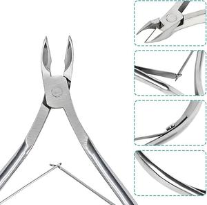 Cortacutículas Profesional de 5 Pulgadas, Chapado en Oro, con Resorte Simple, para Manicura - Product Image 2