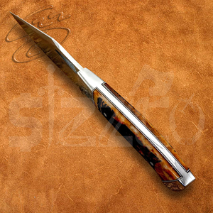 Custom Engraved Wolf <b>Handle</b> D2 Steel Drop Point Hunting <b>Knife</b> Fixed Blade Outdoor EDC <b>Knife</b> with Thumb Knob, Ideal Gift - Product Image 5